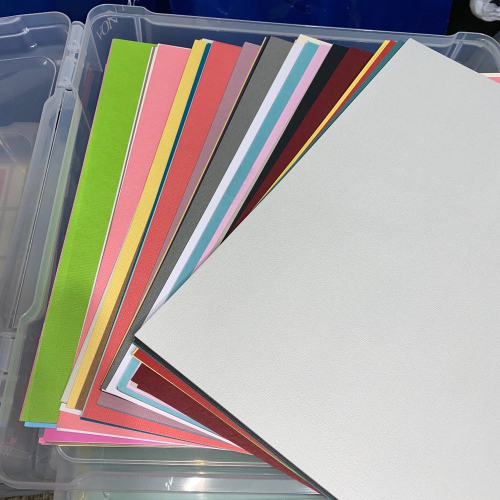 12x12 Cardstock Paper Scrapbooking Solid New 50